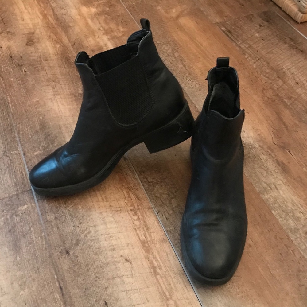 Distressed Italian Leather Boots—Bought in Italy